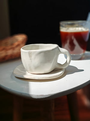 Pure Form Cup and Saucer Set