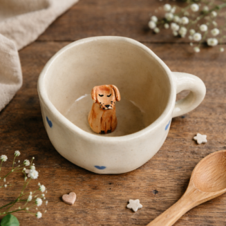 Peek-A-Boo Dog Cup