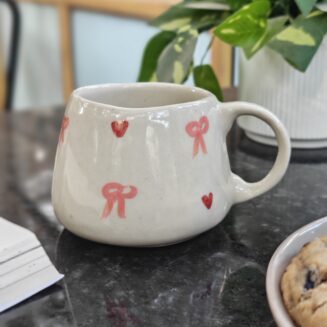 Bow & Heart Mug