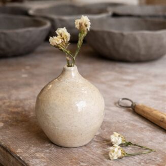 Soft Speckle Mini Ceramic Pot