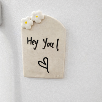 Daisy Corner Ceramic Message Board