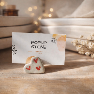 Heart Cloud Photo Holder