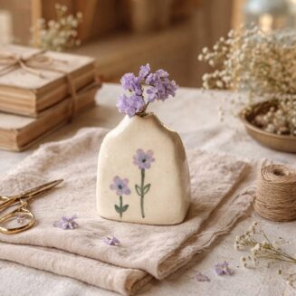 Handbuilt Bloom Tiny Pot